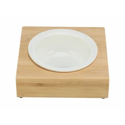 Ταΐστρα Σκύλων Trixie Λευκό Φυσικό Bamboo ? 12 cm 250 ml 15 ? 5 ? 15 CM