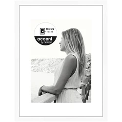 Κορνίζα τοίχου Nielsen Aura White 18x24 Ξύλινη με Passepartout 1134001