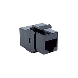 Bachmann Keystone CAT6 UTP RJ45 συζευκτήρας (μη θωρακισμένος), μαύρος