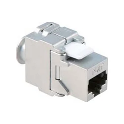 Bachmann Keystone CAT6a STP κουμπαρωτή σύνδεση, RJ45/LSA 10GB, μεταλλικό