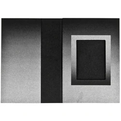 Πλαίσια φωτογραφίας διαβατηρίου Daiber 1x100 μαύρο/ασημί 31x42 mm