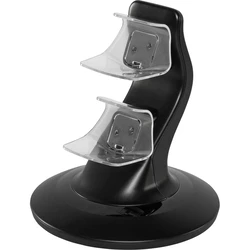 Αξεσουάρ για κονσόλες παιχνιδιών Speedlink βάση φόρτισης TWINDOCK για PS4 μαύρη με AC adapter για 2 χειριστήρια DUALSHOCK 4