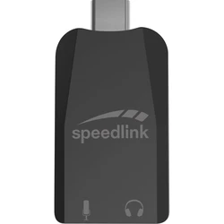 Κάρτα Ήχου PC Speedlink VIGO USB-C, μαύρο