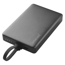 Powerbank Intenso MC10000 Black 10000 mAh Magnetic με Μεταλλικό Δακτύλιο