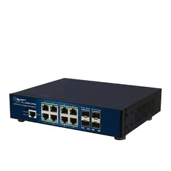 Allnet πλήρως διαχειριζόμενος Layer2+ Switch 12 θυρών • 8x GbE PoE (300W) • 4x SFP • Fanless • JSON API • ALL-SG8612PMJ
