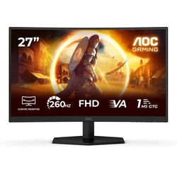 AOC C27G42ZE — 27" Καμπυλωτή Gaming Οθόνη 260Hz Full HD (VA)