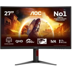 AOC CQ27G4Z2 27" Καμπύλη Gaming Οθόνη QHD 2560x1440 260Hz 1ms Fast VA