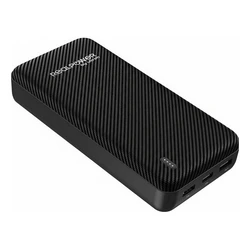 Realpower PB-20000 SSB Powerbank, 20,000 mAh, Solid‑state battery, Black, Model 558789