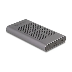 Εξωτερική θήκη USB 20 Gbps για 2 x M.2 NVMe PCIe SSD με υποδοχή USB Type-C™ και λειτουργία κλωνοποίησης