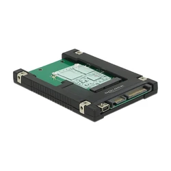 Delock 2.5″ Μετατροπέας SATA 22-pin / USB 2.0 Type Mini-B > 1 x mSATA / Mini PCIe Slot (MPN: 62853)