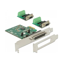 Delock PCI Express x1 κάρτα σε 2 x σειριακές θύρες RS-422/485 με προστασία ESD και προαιρετική προστασία υπερτάσεων