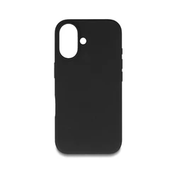 Soft-Touch Silicone MagSafe Case for iPhone 17 – Black (Delock 81620)