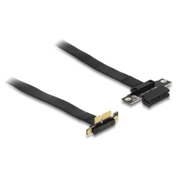 Delock Riser κάρτα PCI Express x1, 90° γωνιωτό x1 βύσμα σε x1 υποδοχή με καλώδιο 60 cm (MPN 88024)