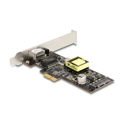 Delock PCI Express x1 Δικτυακή Κάρτα 2,5 Gigabit LAN 1 x RJ45 με PoE+ (Intel i225) MPN 88506