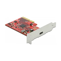 Delock PCI Express x4 κάρτα — 1 x εξωτερική θύρα USB Type-C™ SuperSpeed 20 Gbps (5 V / 3 A, 15 W)
