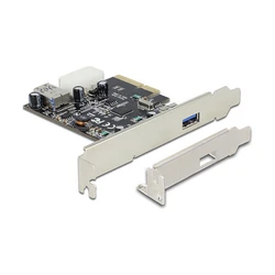 Delock PCI Express x4 Κάρτα – 1 x εξωτερική + 1 x εσωτερική SuperSpeed USB 10 Gbps (USB 3.1 Gen 2) Type-A θηλυκή