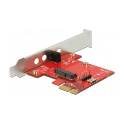 Delock PCI Express x1 κάρτα — 1 x εσωτερική M.2 Key E, Low Profile
