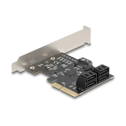 Delock PCI Express x4 κάρτα 5-port SATA ελεγκτής (Low Profile)