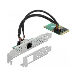 Delock Mini PCIe I/O πλήρους μεγέθους 1 x RJ45 Gigabit LAN (95266)