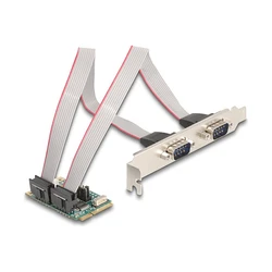 Mini PCIe I/O PCIe full size 2 x Σειριακό RS-232 με τροφοδοσία 5 V / 12 V