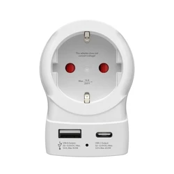 Hama Travel Adapter EU to US, USB-C (PD) 20W, SKU 246922, MPN 223479