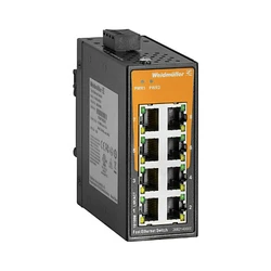Weidmüller IE-SW-EL08-8TX Βιομηχανικός Unmanaged Ethernet Switch 8x RJ45 (10/100Base-TX)