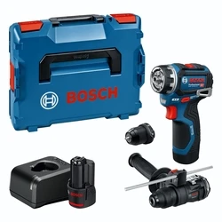 Bosch GSR 12V-32 FC Akku-Συρραπτικό/Δραπανοκατσάβιδο Σετ (2x GBA 12V 2.0Ah, GAL 12V-40, L-BOXX 102)