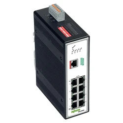 WAGO 852-602 Industrial-Managed-Switch 8 θύρες 100Base-TX PROFINET μαύρο