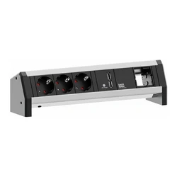 Bachmann DESK 3x Schutzkontakt 1x Φορτιστής USB 1x ABD GST18