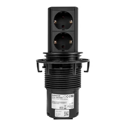 Bachmann ELEVATOR 2x CEE7/3, AEH, μαύρο, 2 m (μοντέλο 928.0024)