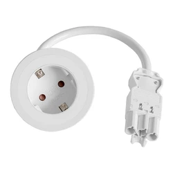 Bachmann PIX 1x CEE7/3 0,2m με καλώδιο GST18 RAL9010