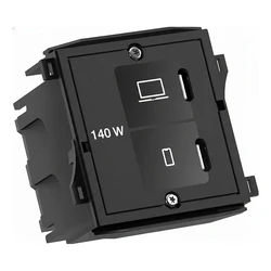 Bachmann Custom Modul USB C/C/C Charger με τροφοδοτικό (BM0021867)