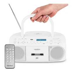 MEDION LIFE DRX-1 Plus Boombox λευκό