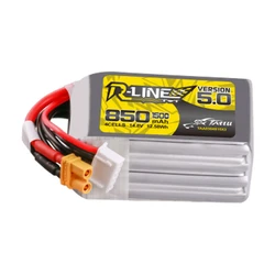 Tattu R-Line V5 Li-Po Battery 14.8V 850mAh 150C 4S XT30 for Drone