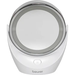 Beurer Καθρέπτης Μακιγιάζ Επιτραπέζιος με Φως Zoom x5 11cm Ασημί 58401