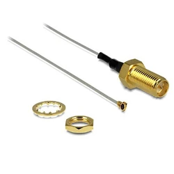 Καλώδιο Δικτύου Delock I-PEX -> RP-SMA St/Bu 0.20m