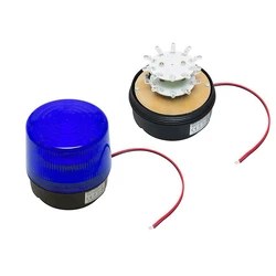 Strobe Αυτοκινήτου Blow 12V Μπλε LED Μαγνητικό 100mm