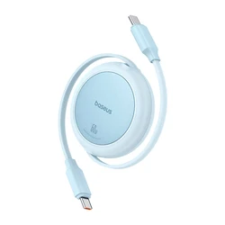 Καλώδιο USB Baseus Free2Pull Mini USB-C to USB-C 60W USB 1m (blue)