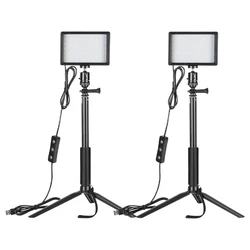 Φωτισμός Studio Neewer Kit ZC-10S two lamps LED + filters + tripods