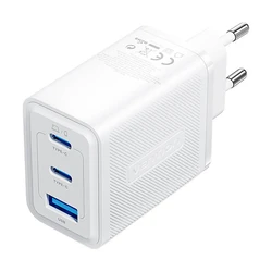 Φορτιστής Πρίζας Vention FERW0-EU, 2xUSB-C, USB- A, 65W/65W/30W, GaN (white)