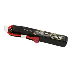 Gens Ace 25C 1500mAh 3S1P 11.1V Airsoft LiPo Battery with T Plug (MPN: GEA15003S25D)
