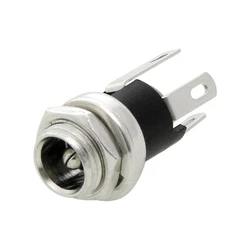 Default DM DC Power Plug 5.5x2.5 Male Chassis Metal