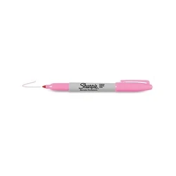Sharpie Ανεξίτηλοι Μαρκαδόροι Neon Pink 1 mm - Σετ 12 τεμ.