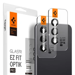 Spigen Optik.tr ez Fit Camera Protector Samsung Galaxy S23 FE Black [2 PACK]