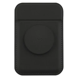 UNIQ Flixa magnetic card wallet with MagSafe jet black 