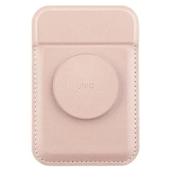 UNIQ Flixa magnetic card wallet with MagSafe blush pink 