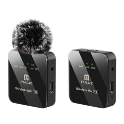 Μικρόφωνο Puluz Wireless Lavalier 1 TX + 1 RX