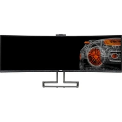 Philips 499P9H Ultrawide VA HDR Curved Monitor 48.8" 5120 x 1440 με Χρόνο Απόκρισης 5ms