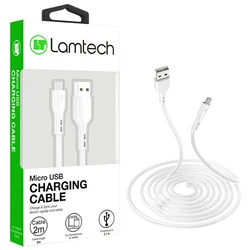 Καλώδιo USB Lamtech Data Micro 2m WHITE