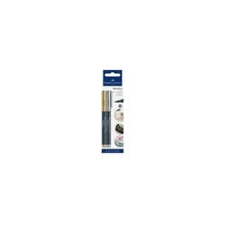 FABER-CASTELL Metallics Marker BK Farbe 250/251 - 2-piece metallic marker set (250 Heart of Gold, 251 Nothing Else Metals)